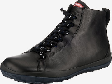 CAMPER Lace-Up Boots 'PEU PISTA' in Black: front