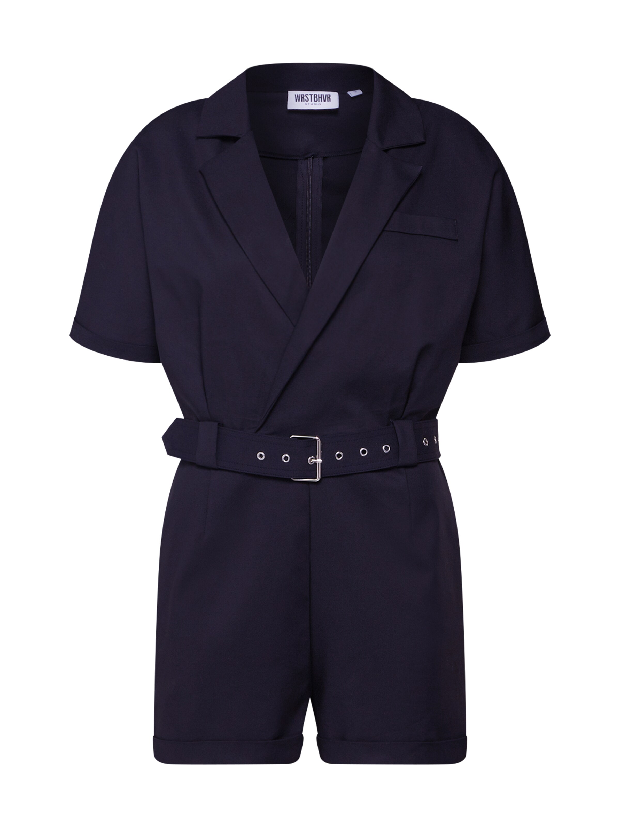 Worst Behavior - Jumpsuit 'Bobby' in de kleur Zwart