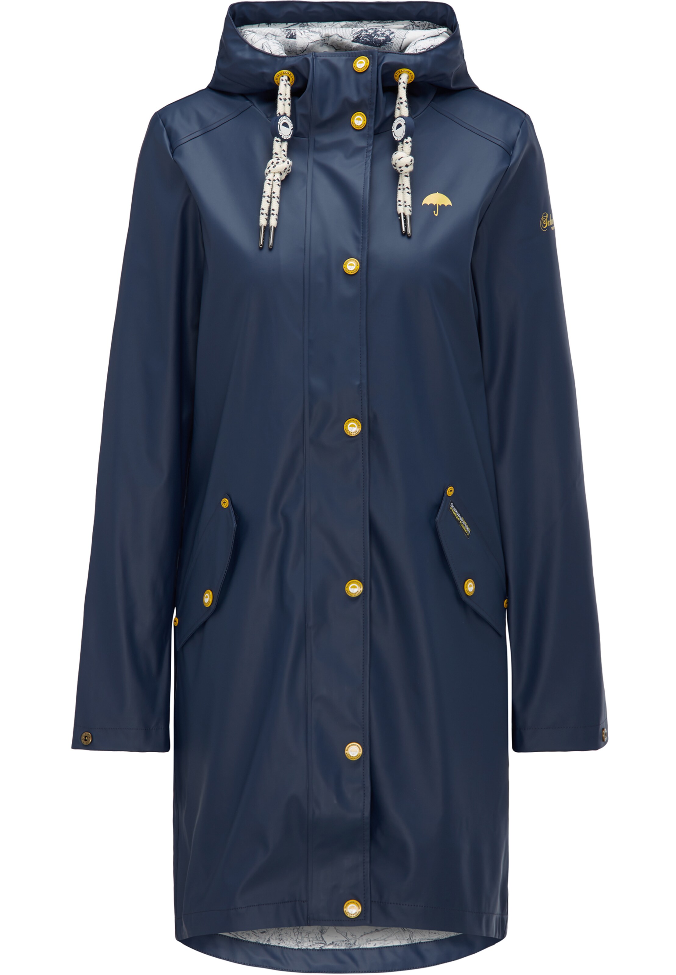 Schmuddelwedda - Tussenmantel in de kleur Marine