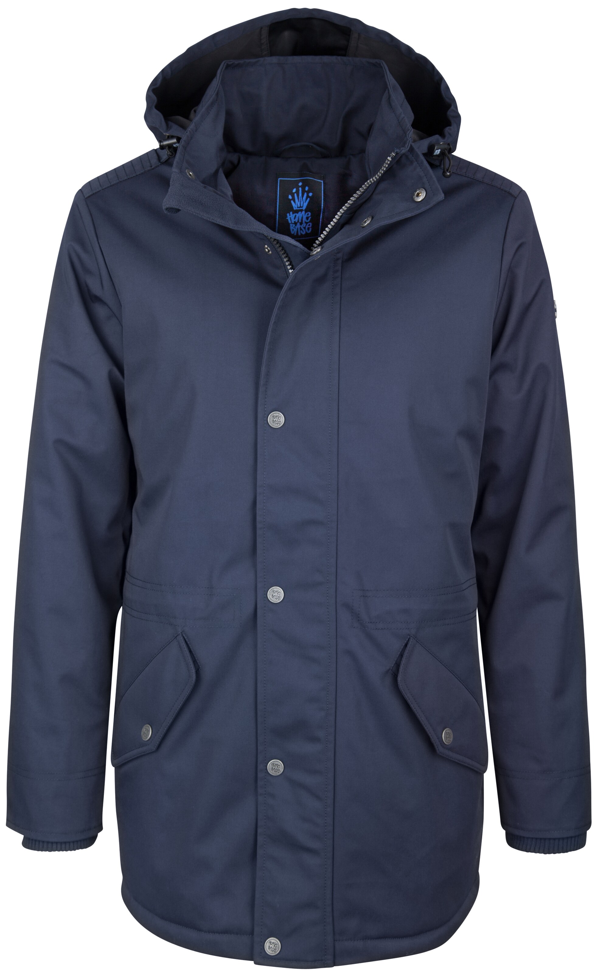 HOMEBASE - Tussenparka in de kleur Marine