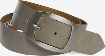 Soccx Belt in Grey: front