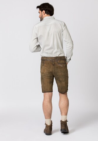 STOCKERPOINT Regular Traditional Pants 'Hans' in Brown