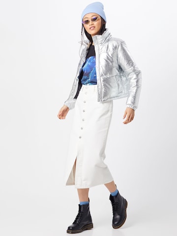 Urban Classics Between-Season Jacket in Silver