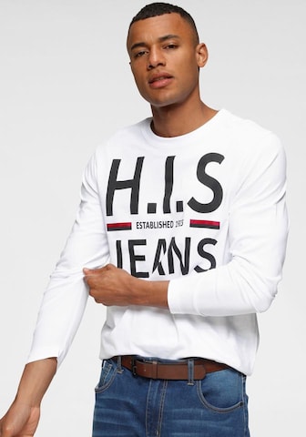 H.I.S Shirt in White: front