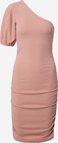 Missguided Φόρεμα κοκτέιλ σε ροζ: μπροστά