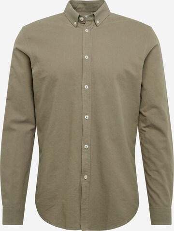 Samsoe Samsoe Button Up Shirt 'Liam BX 11389' in Green: front
