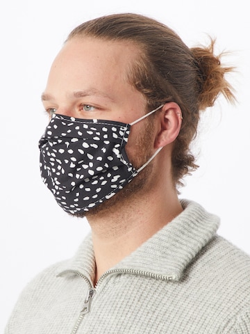 Zwillingsherz Stoffmasken '2er Pack Dotty' in Schwarz