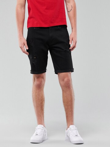 HOLLISTER - Slimfit Vaquero en negro: frente