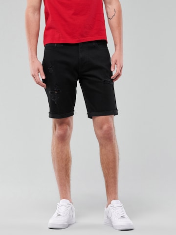 HOLLISTER Slimfit Τζιν σε μαύρο: μπροστά