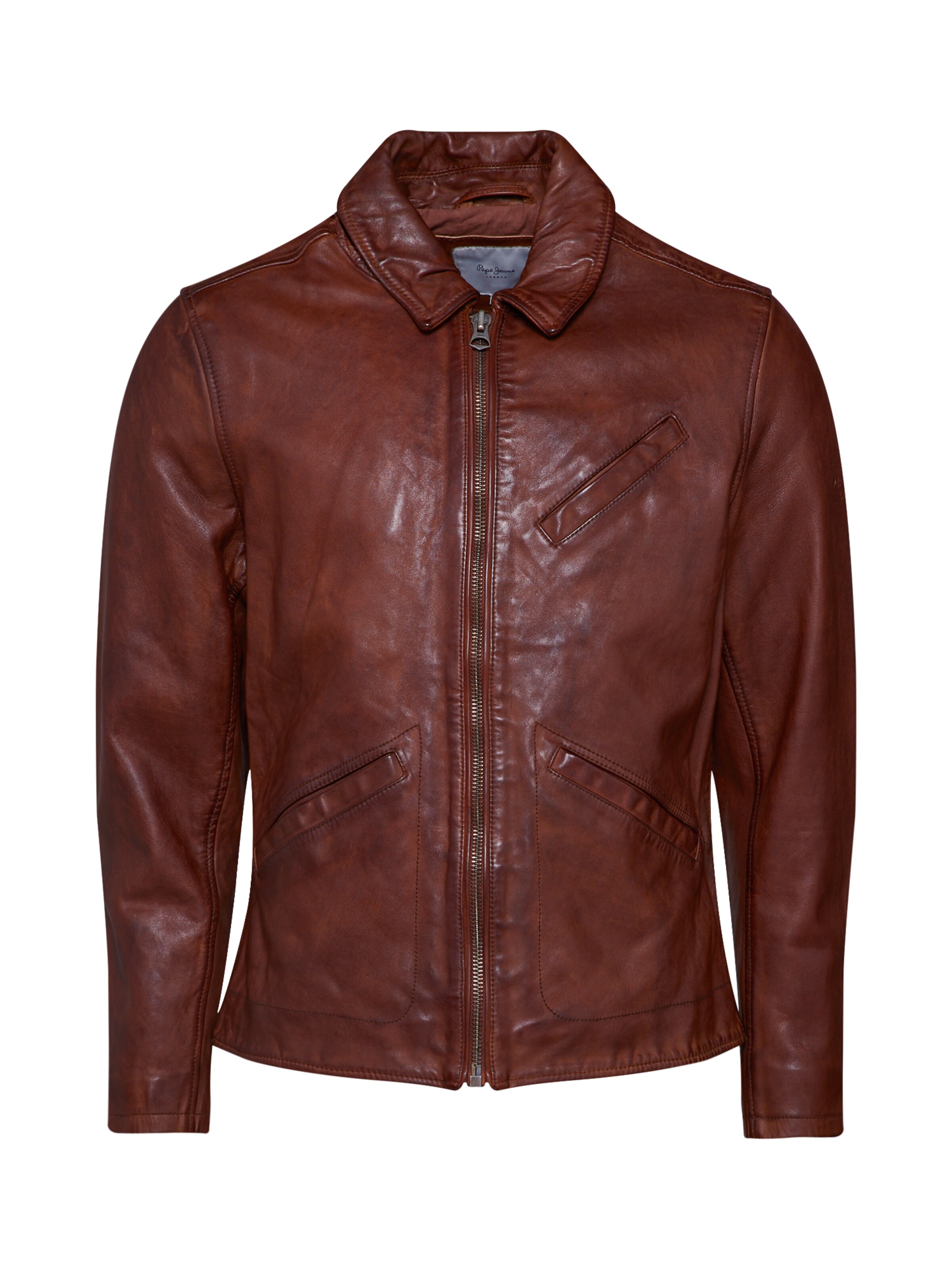 Pepe Jeans - Tussenjas 'FLAUWE' in de kleur Cognac