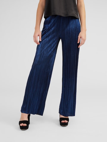 Wide Leg Pantalon 'Jessa' EDITED en bleu : devant