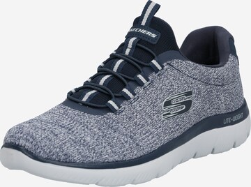 Sneaker bassa 'Summits Forton' di SKECHERS in blu: frontale