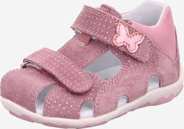 SUPERFIT Sandal 'Fanni' i rosa: framsida