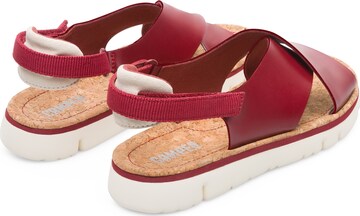 Sandales à lanières ' Oruga ' CAMPER en rouge