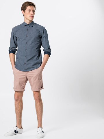 s.Oliver Slim fit Overhemd in Blauw