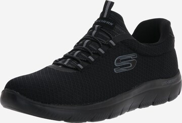 SKECHERS Natikač 'Summits' | črna barva: sprednja stran