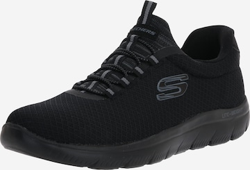 SKECHERS Slip on -tennarit 'Summits' värissä musta: edessä