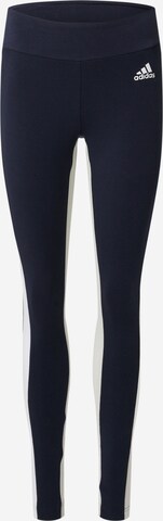 ADIDAS PERFORMANCE Skinny Tights in Blau: predná strana