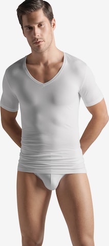 Maillot de corps Hanro en blanc : devant