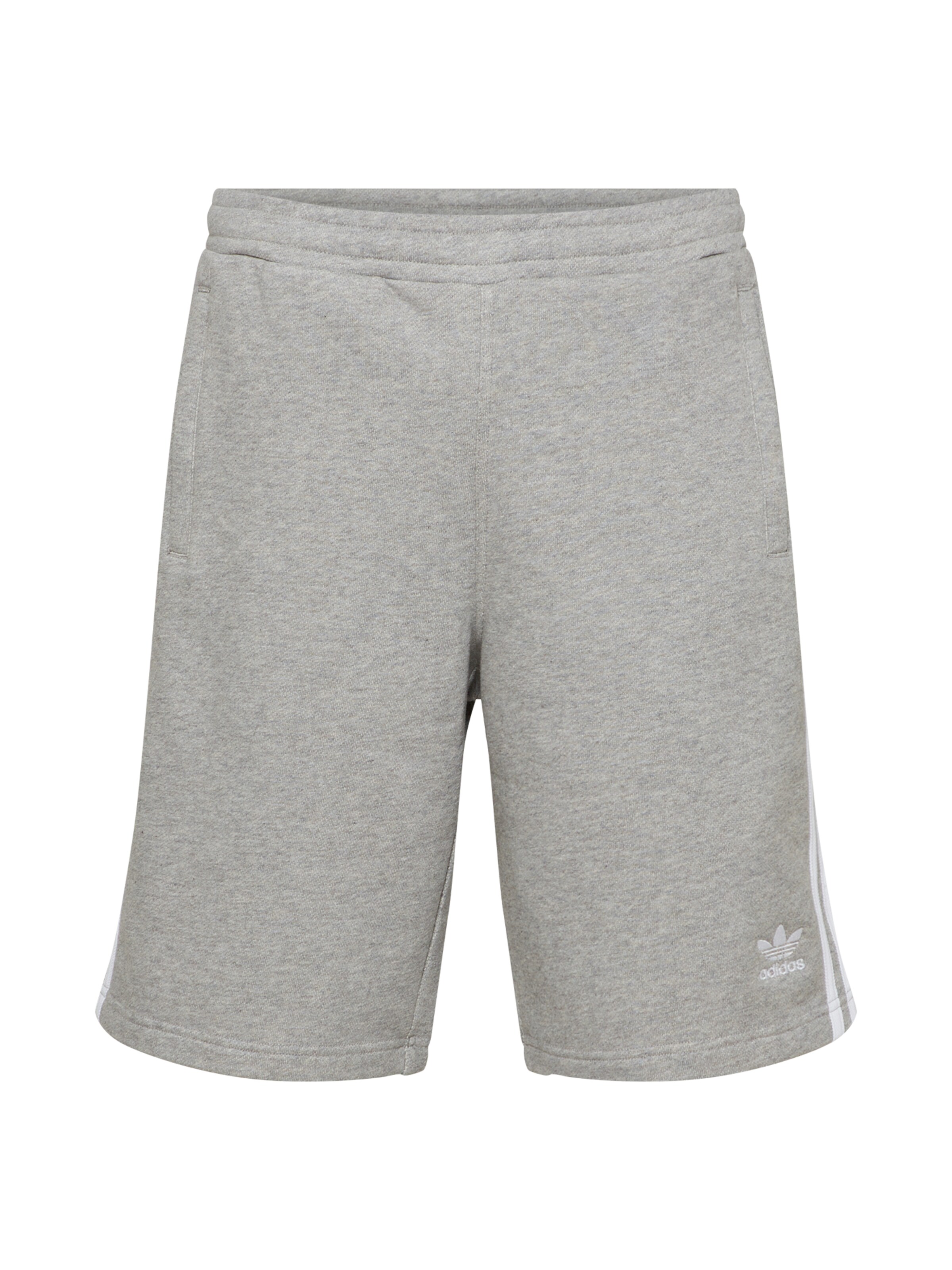 ADIDAS ORIGINALS Shorts in graumeliert / weiß, Produktansicht