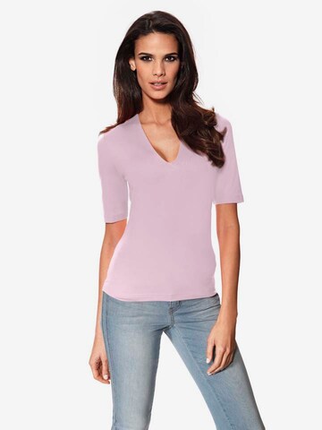 heine Shirt in Roze: voorkant