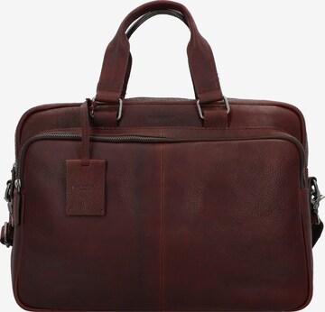 Burkely Document Bag in Brown: front