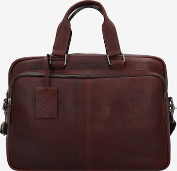 Burkely Document Bag in Brown: front