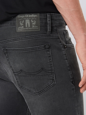 Slimfit Jeans 'John' de la Kings Of Indigo pe gri