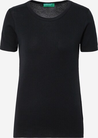 T-shirt UNITED COLORS OF BENETTON en noir : devant