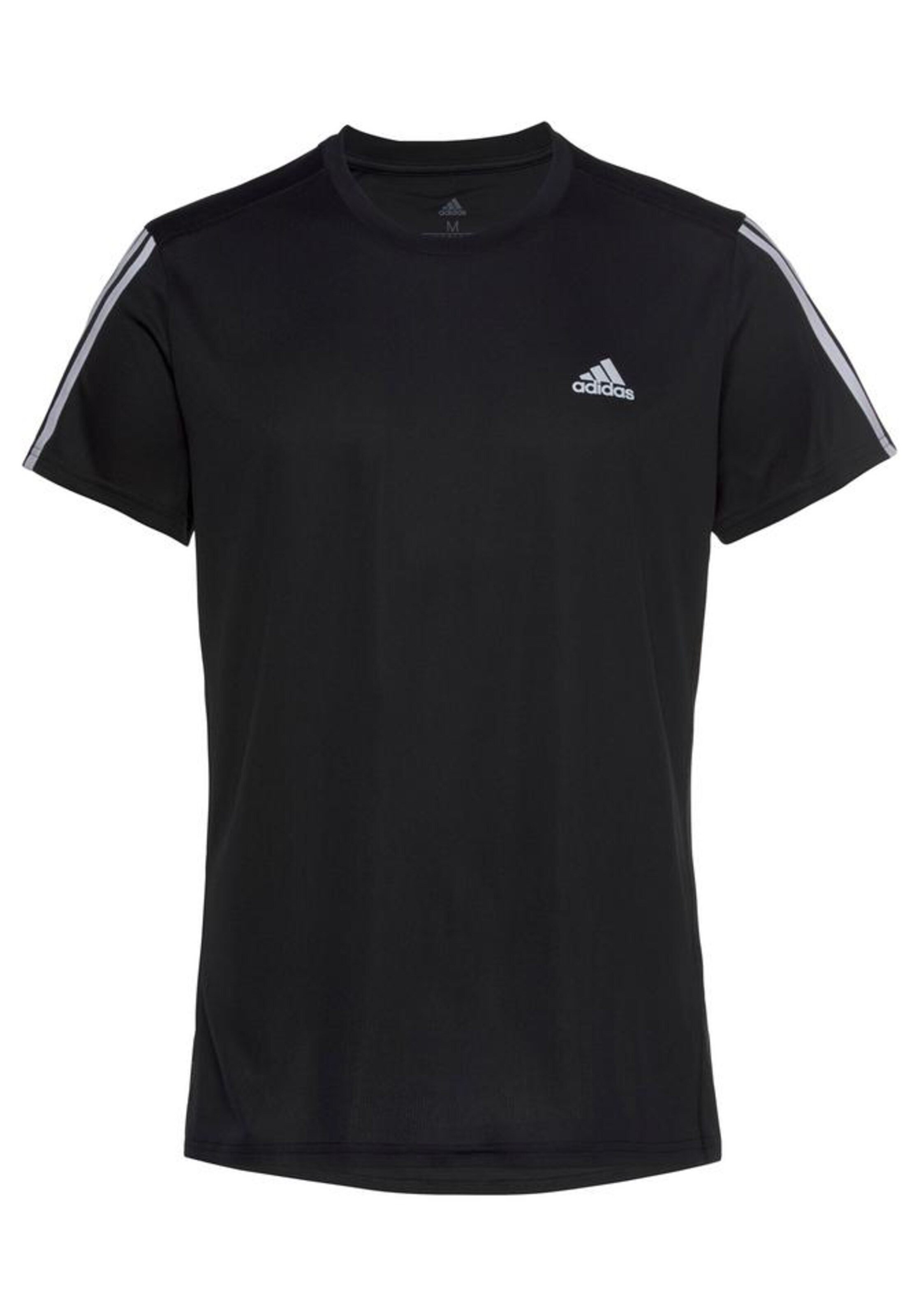 adidas t shirt weiß mit schwarzen streifen