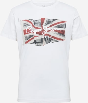 Pepe Jeans Shirt 'Flag' in Weiß: front