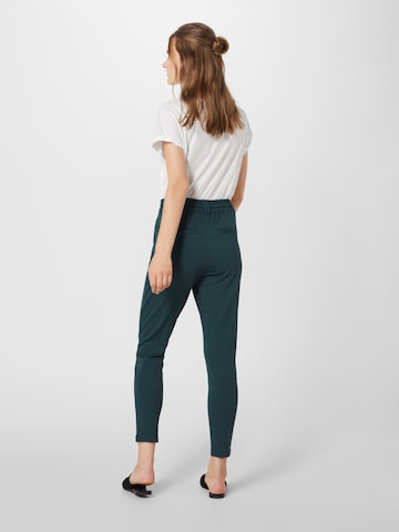 ONLY Slim fit Pleat-front trousers 'Poptrash' in Blue: back