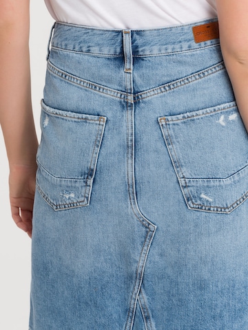 Cross Jeans Skirt 'Ellie' in Blue