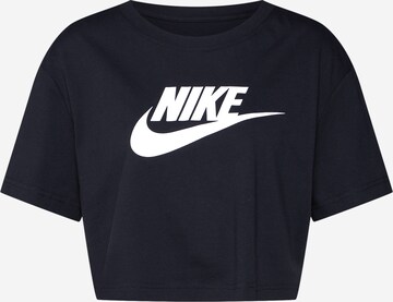 Nike Sportswear Shirt in Zwart: voorkant