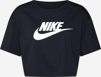 Nike Sportswear Camiseta en negro / blanco, Vista del producto
