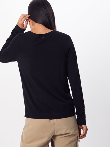 s.Oliver Pullover in Schwarz: zadná strana