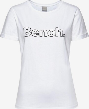 BENCH T-Shirt in Weiß