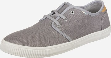 TOMS Platform trainers 'Carlo' in Grey: front