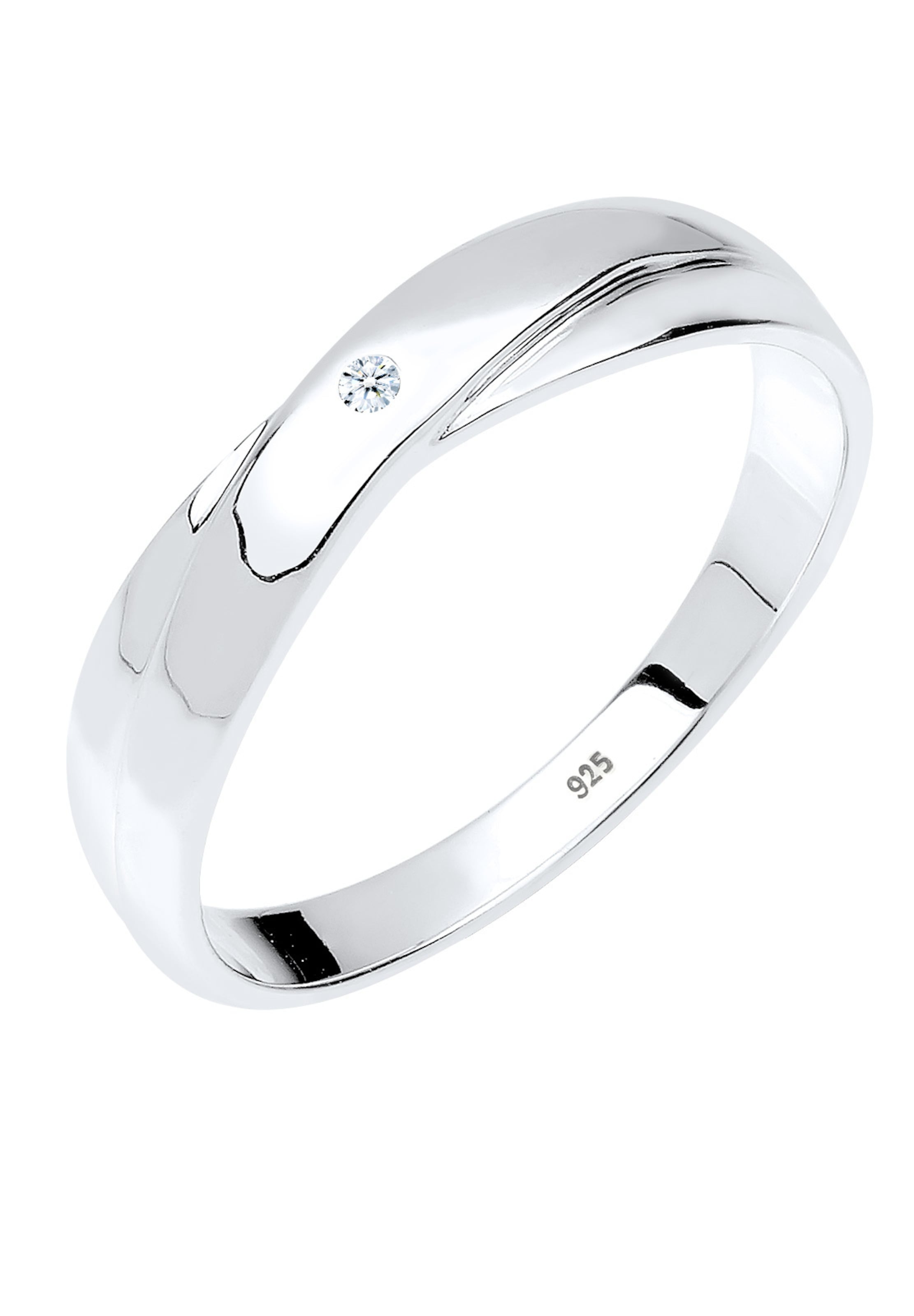 Elli DIAMONDS Ring in Silver: front