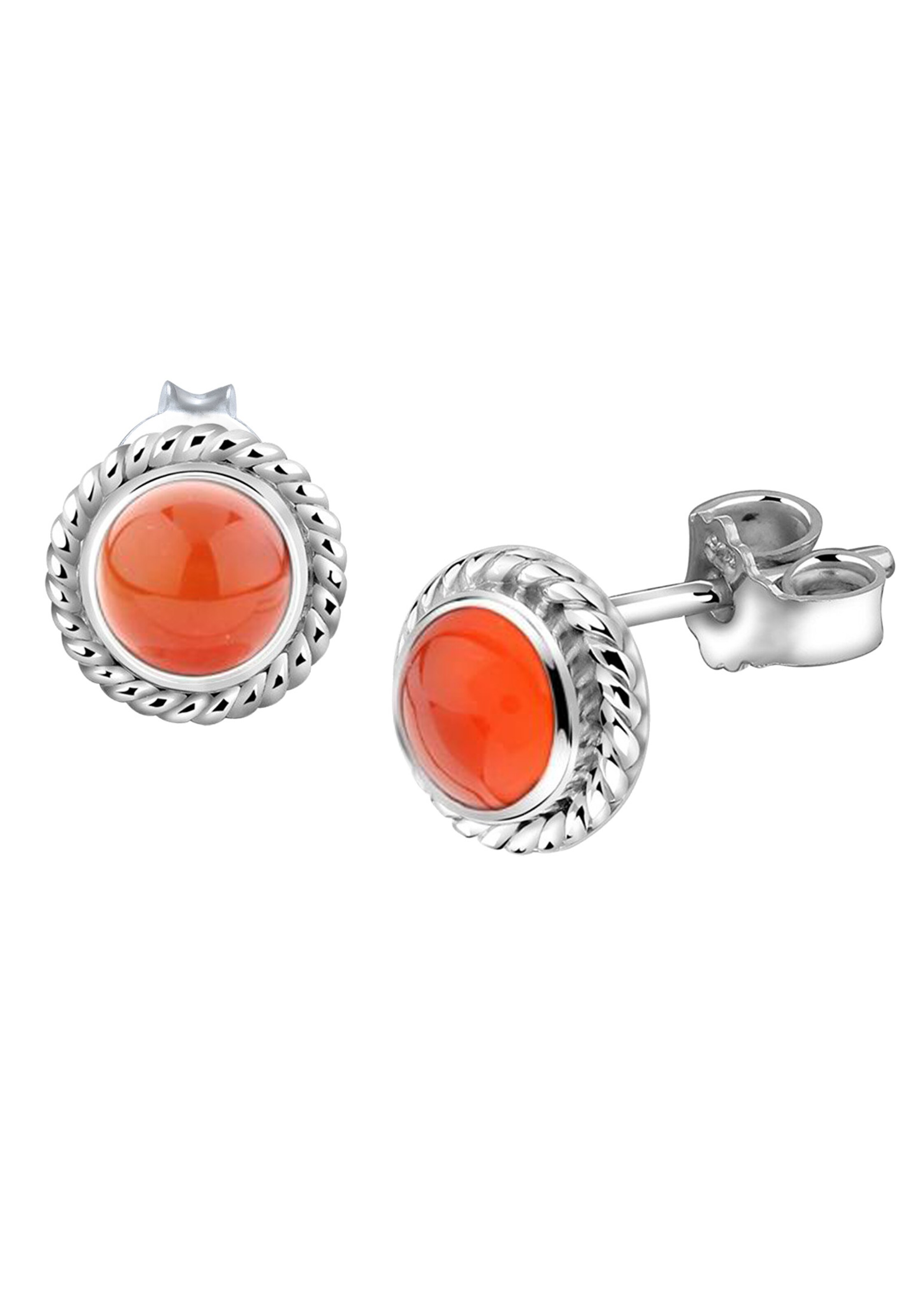 Boucles d'oreilles 'Vintage' Nenalina en orange : devant