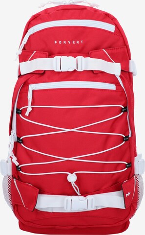 Forvert - Mochila 'Ice Louis' em vermelho: frente