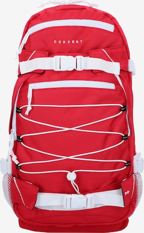 Forvert Backpack 'Ice Louis' in Red: front