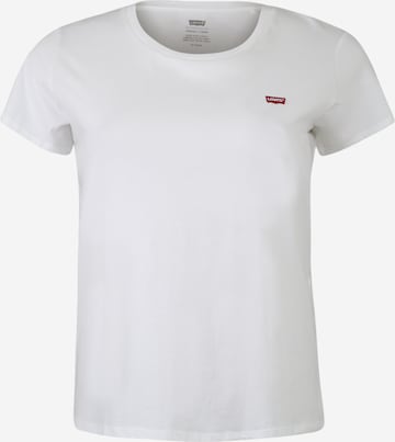 Levi's® Plus Shirt 'PL The Perfect Tee' in Wit: voorkant