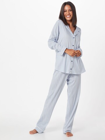 CALIDA Pyjama 'Sweet Dreams' in Blauw: voorkant