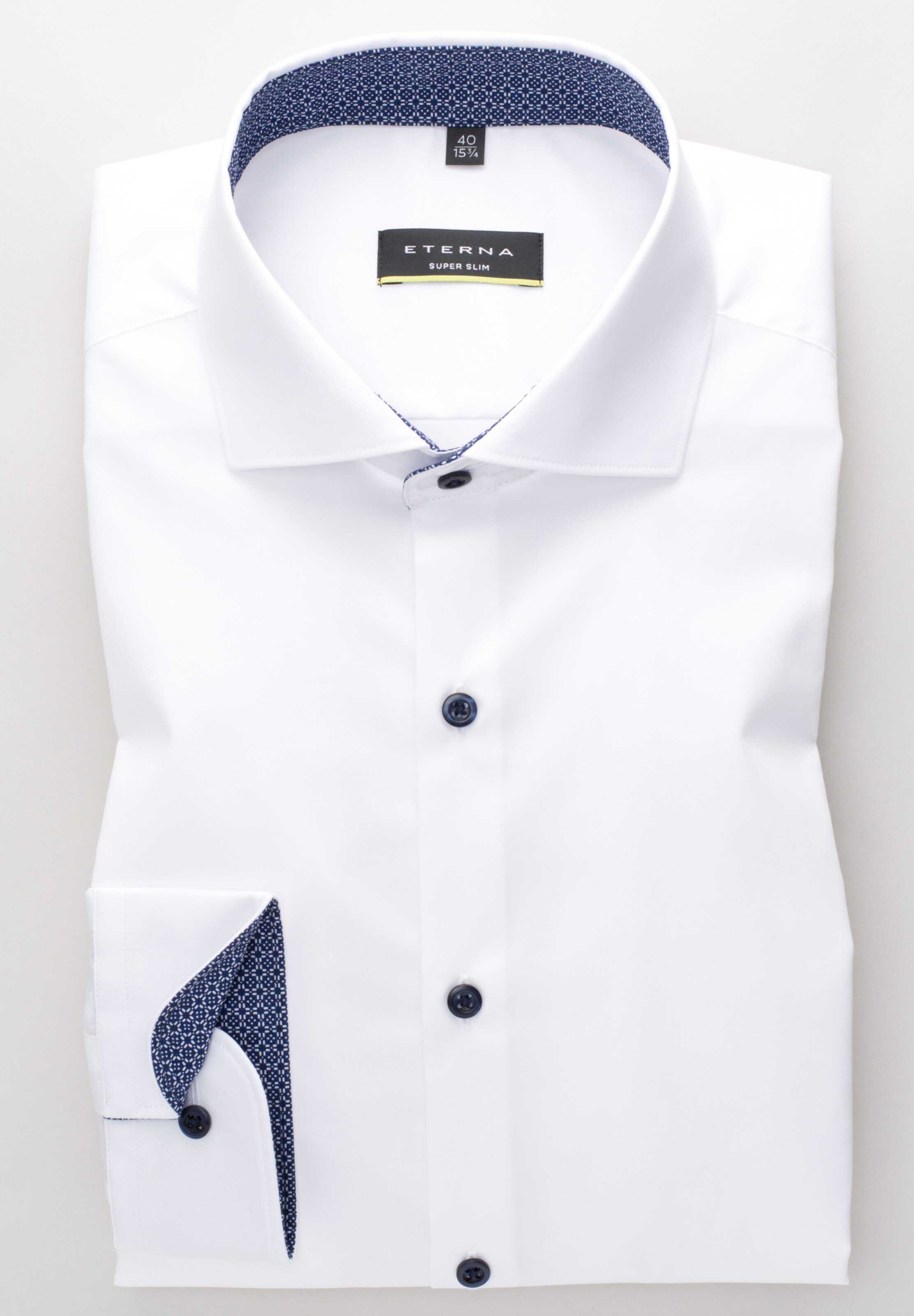 ETERNA - Zakelijk overhemd in de kleur Wit