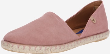 Espadrilles 'Carmen' VERBENAS en rose : devant