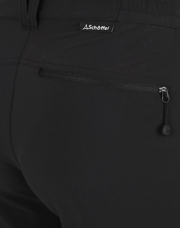 Schöffel Regular Outdoor Pants 'Engadin' in Black