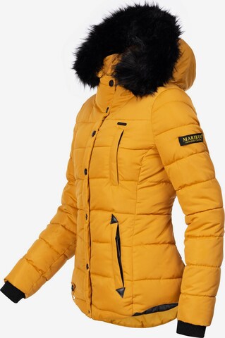 Veste d’hiver 'Lotusblüte' MARIKOO en jaune