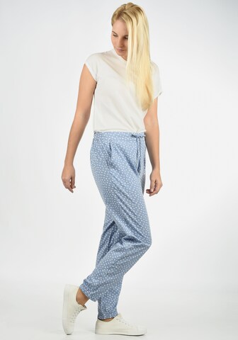 Blend She Tapered Pants 'Amerika' in Blue