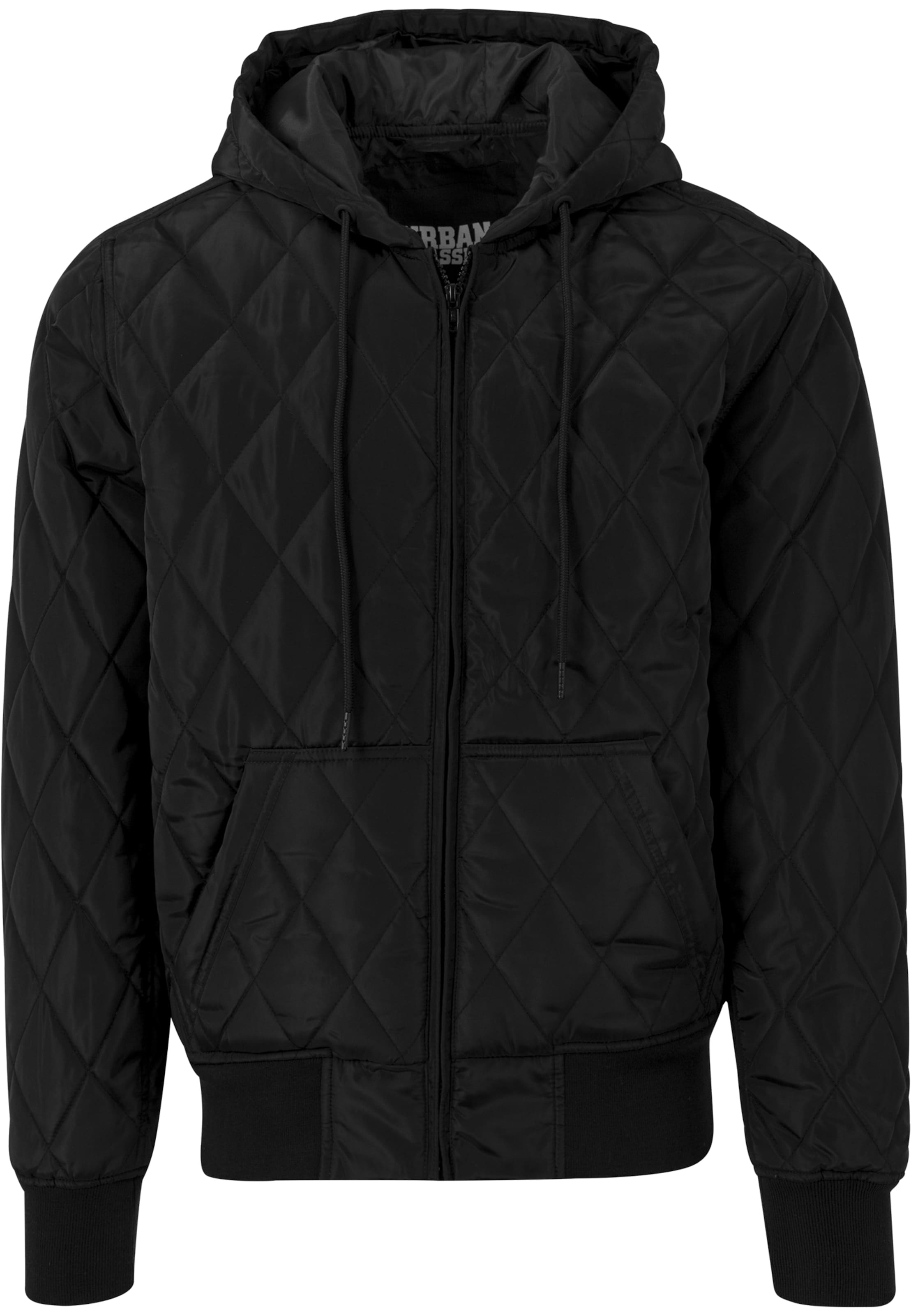 Urban Classics Jacke in Schwarz: Vorderseite